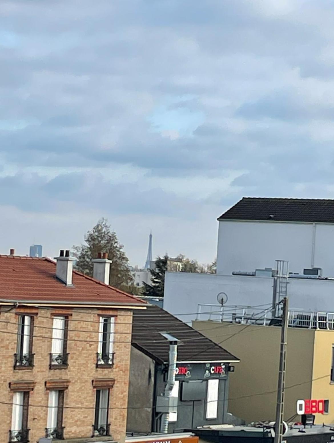 Appartement Cosy Pres De Paris Avec Vue Sur La Tour Eiffel - Parking & Wifi Аржантьой Екстериор снимка